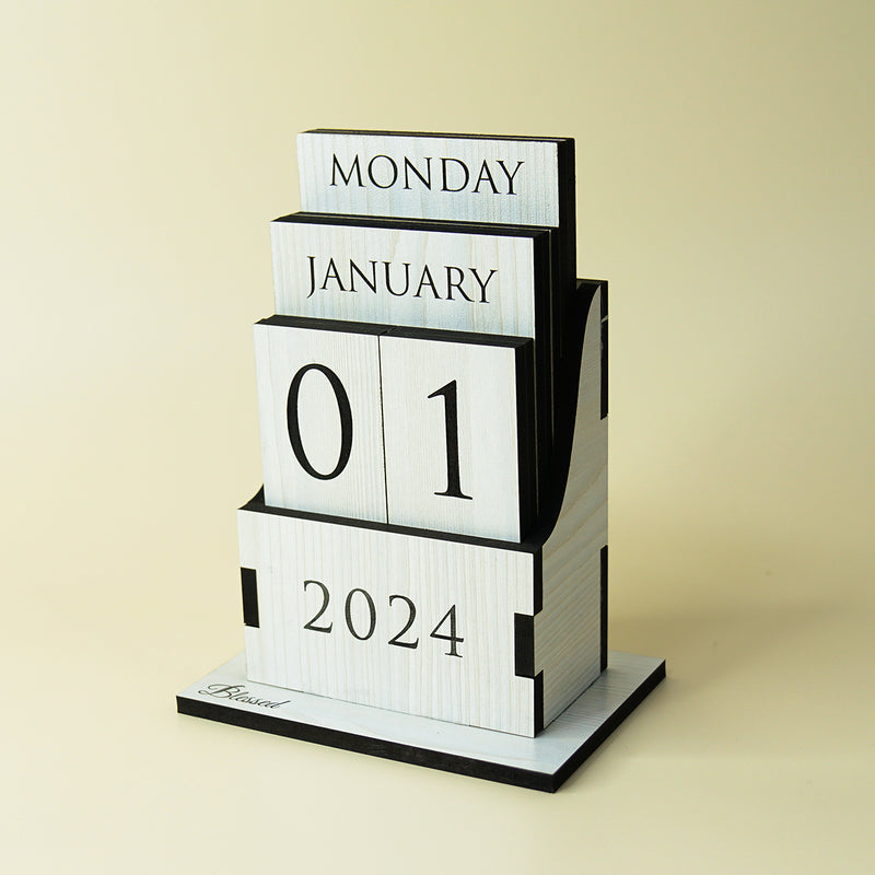 Wooden Calendar 2024